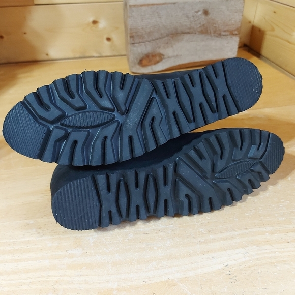 MARC CAIN newbuck suede black leather booties Size 37 - Picture 8 of 12